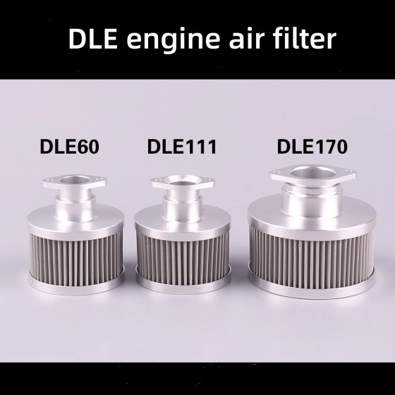 DLE60/111/120/170 Engines Air Filter Big RC Drone Airplane Helicopter Engine Air-cleaner Stainless Steel Filter Strainer
